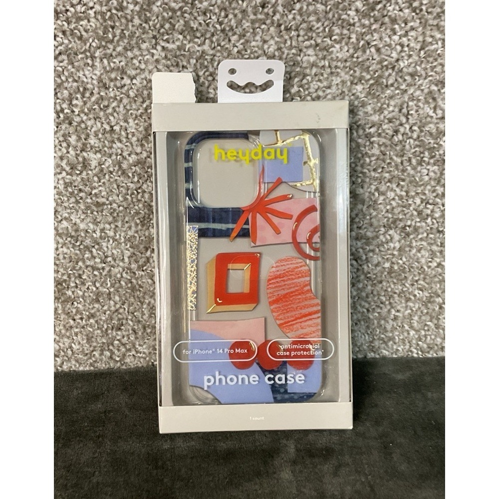 Heyday Case iPhone 14 Pro Max NIP abstract antimicrobial wireless
